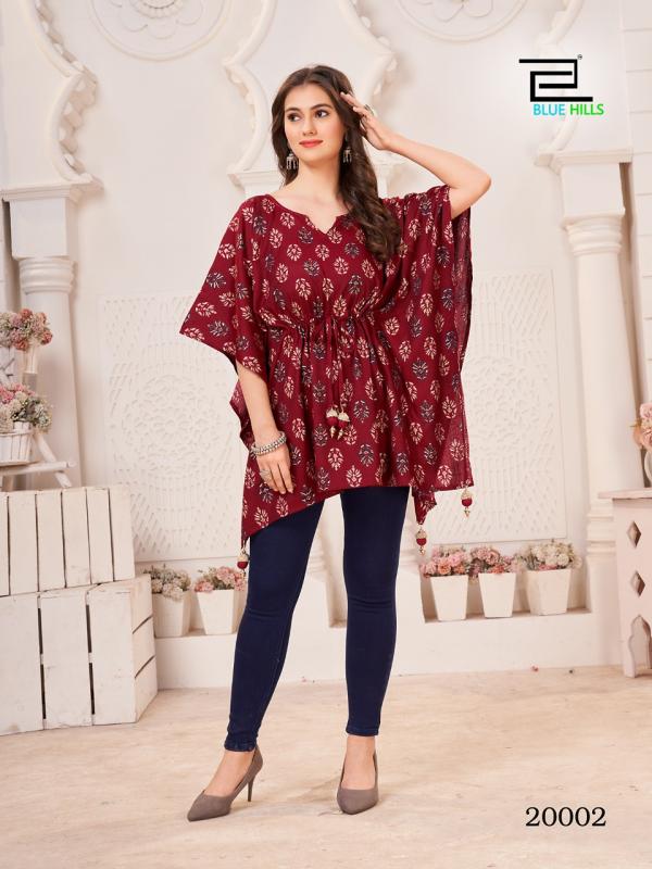 Blue Hills Kaftan VoL 22 Rayon Desginer Kurti Collection